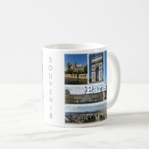 zFR032 TOUR EIFFEL and PARIS, France, Europe, Coffee Mug
