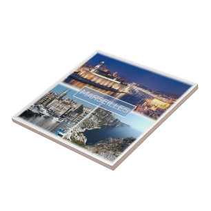 zFR036 MARSEILLES, France, Ceramic Tile