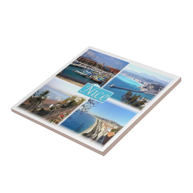 zFR045 NICE, Provence, France, Ceramic Tile (Side)