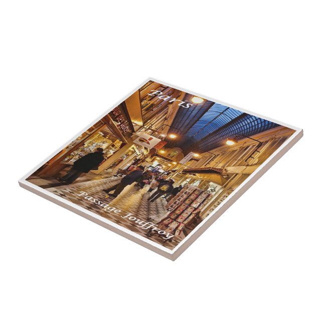 zFR051  PARIS, Passage Jouffroy, Ceramic Tile (Side)