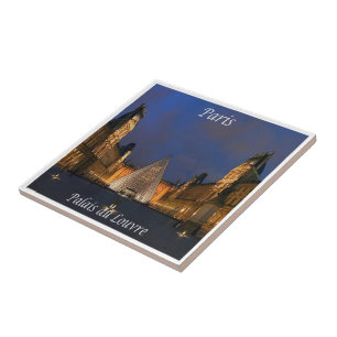 zFR052 PARIS, Louvre Palace, France, Ceramic Tile