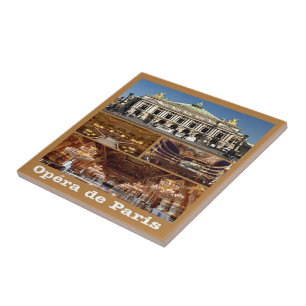 zFR053 OPERA HOUSE, Paris, France, Ceramic Tile