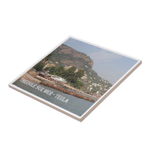 zFR068 THEOULE SUR MER-TEULA, French Riviera, Ceramic Tile