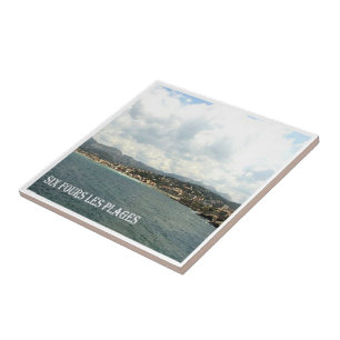 zFR069 SIX-FOURS-LES-PLAGE, French Riviera, Ceramic Tile