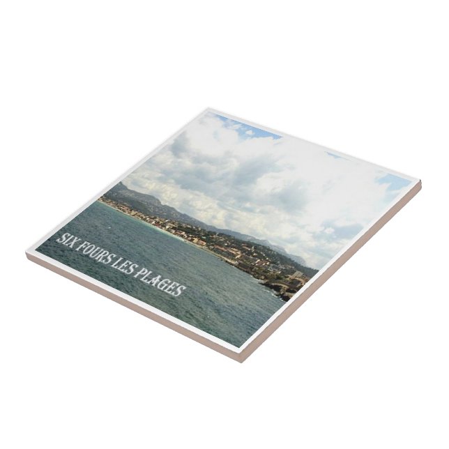 zFR069 SIX-FOURS-LES-PLAGE, French Riviera, Ceramic Tile (Side)