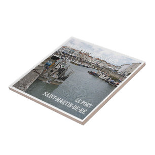 zFR071 SAINT-MARTIN-DE-RÉ LE POR, French Riviera, Ceramic Tile