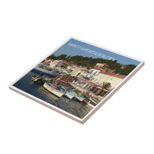 zFR072 SAINT-MANDRIER-SUR-MER, French Riviera, Ceramic Tile