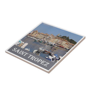 zFR079 SAINT TROPEZ, French Riviera, Ceramic Tile
