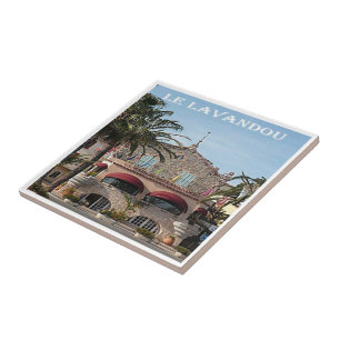 zFR090 LE LAVANDOU, French Riviera, France, Ceramic Tile