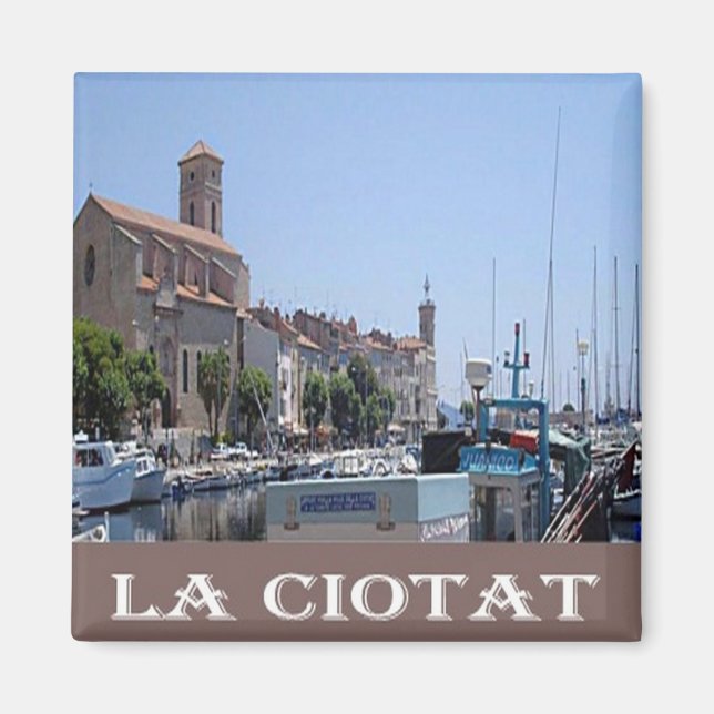 zFR092 LA CIOTAT, French Riviera, France, Fridge Magnet (Front)