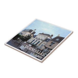 zFR098 COURSEULLES SUR MER, French Riviera, Ceramic Tile