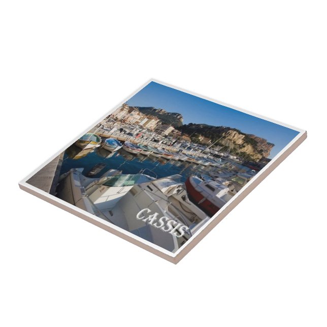 zFR100 CASSIS, French Riviera, France, Ceramic Tile (Side)