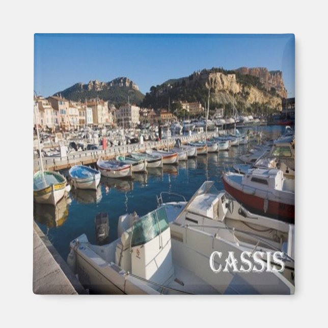 zFR100 CASSIS, French Riviera, France, Fridge Magnet (Front)