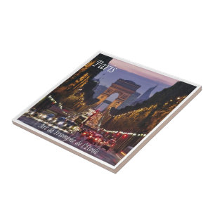 zFR104 PARIS Arc de Triomphe de l'Étoile, Ceramic Tile