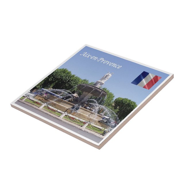 zFR141 AIX EN PROVENCE, France, Ceramic Tile (Side)