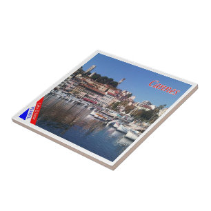 zFR151 CANNES, French Riviera, France, Ceramic Tile