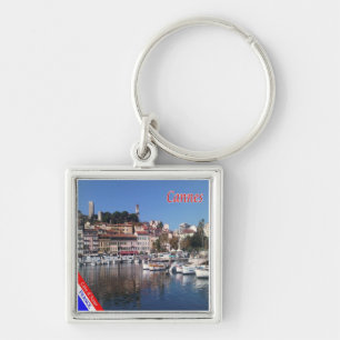 zFR151 CANNES, French Riviera, France, Key Ring