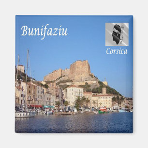 zFR153 BONIFACIO, Corse, France, Fridge Magnet