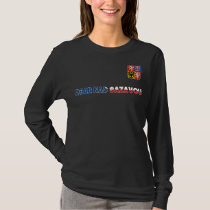 Zgar Nad Sazavou Czech Republic Heart Flag Coat Ar T-Shirt