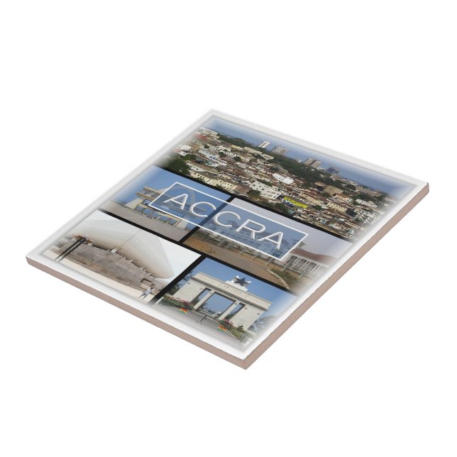 zGH009 ACCRA, Mosaic, Ghana, Africa, Ceramic Tile (Side)