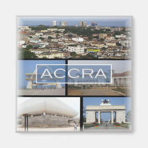 zGH009 ACCRA, Mosaic, Ghana, Africa, Fridge Magnet