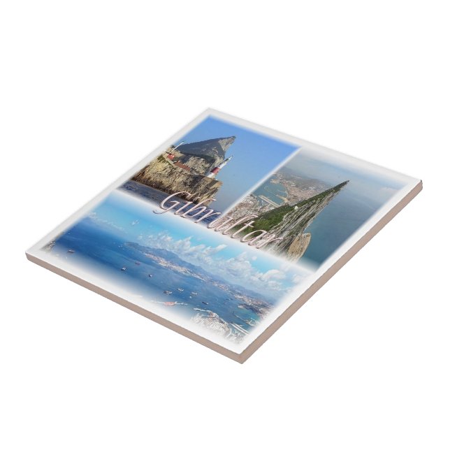 zGI005 GIBRALTAR, Europe, Ceramic Tile (Side)