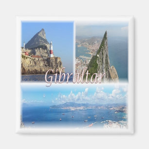 zGI005 GIBRALTAR, Europe, Fridge Magnet