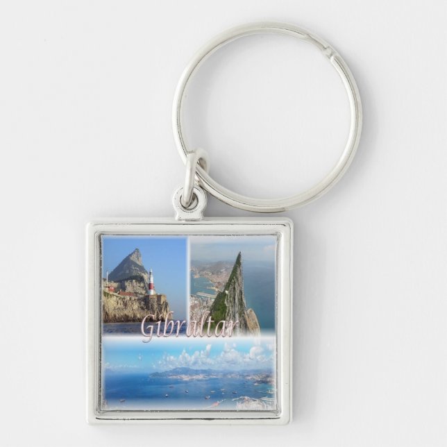 zGI005 GIBRALTAR, Europe, Key Ring (Front)