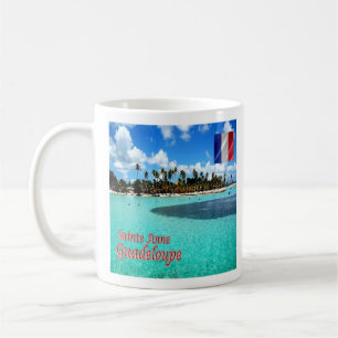 zGP009 SAINTE ANNE BEACH, Guadeloupe, Coffee Mug