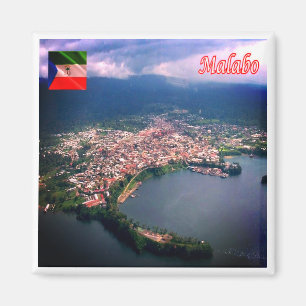 zGQ004 MALABO, Equatorial Guinea, Africa, Fridge Magnet