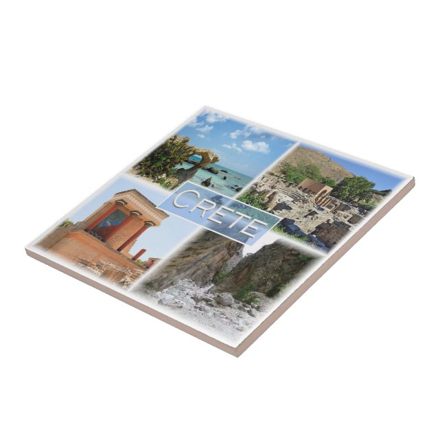 zGR021 potpourri of CRETE, Greece, Europe, Ceramic Tile (Side)