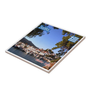 zGR030 SKIATHOS Greece, Ceramic Tile