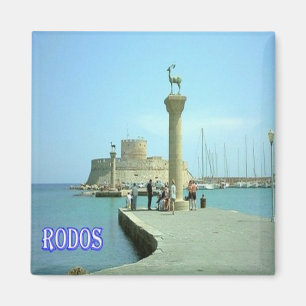 zGR036 RHODES, Greece, Fridge Magnet