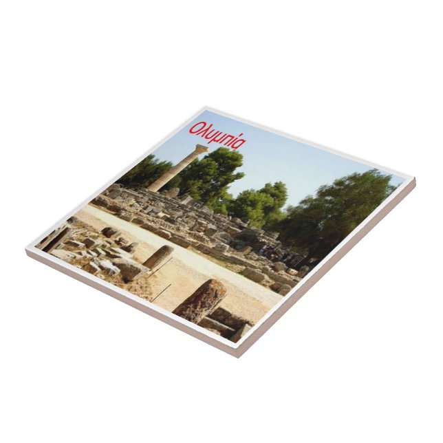 zGR045 OLIMPIA, Greece, Ceramic Tile (Side)