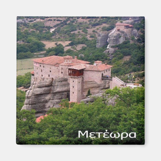zGR052 METEORA Greece, Fridge Magnet (Front)
