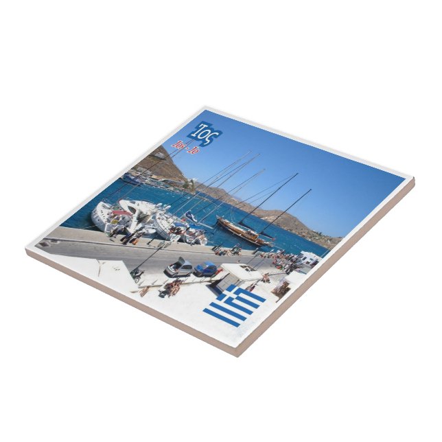 zGR057 LOS Greece, Ceramic Tile (Side)