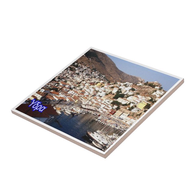 zGR058 IDRA Greece, Ceramic Tile (Side)