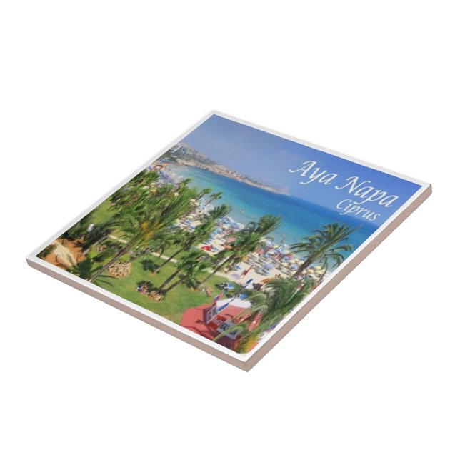 zGR065 CYPRUS, AYA NAPA, Greece, Ceramic Tile (Side)