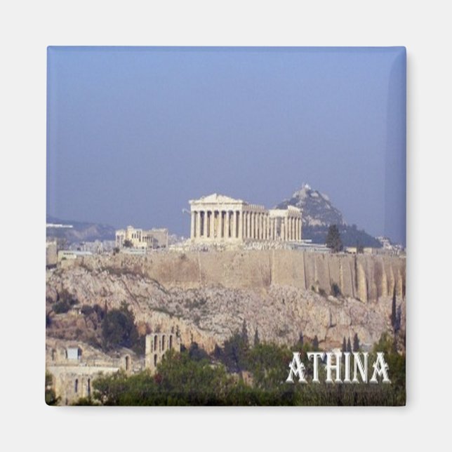 zGR066 ATENE Greece, Fridge Magnet (Front)