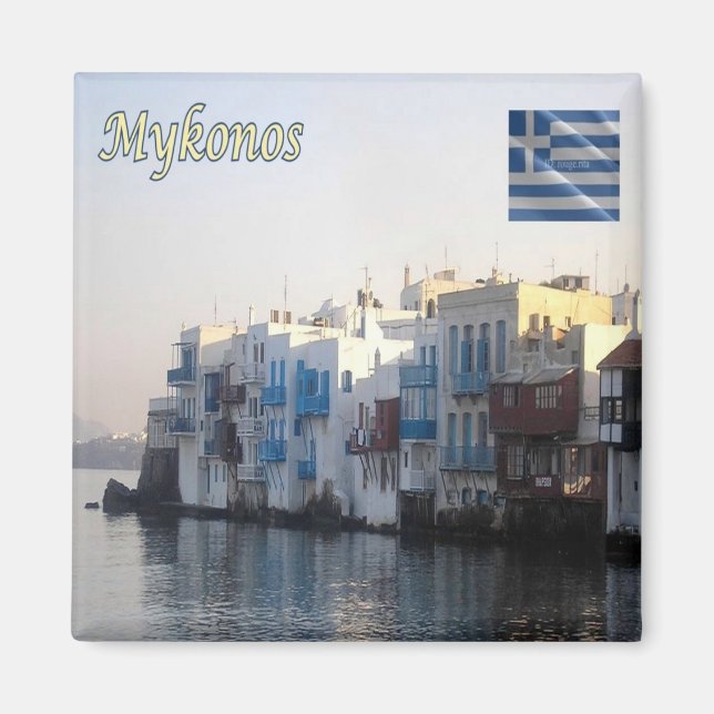 zGR115 MYKONOS, Chora, Greece, Fridge Magnet (Front)