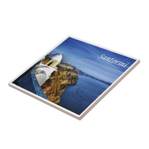 zGR90 SANTORINI, Fira, Greece, Ceramic Tile