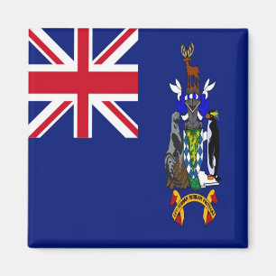 zGS001 SOUTH GEORGIA SOUTH SANDWICH, Flag, Fridge Magnet