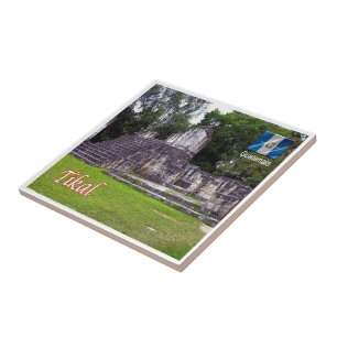 zGT013 TIKAL National Park, Guatemala, Ceramic Tile