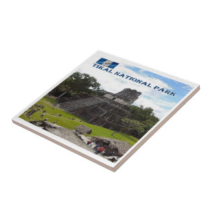 zGT016 TIKAL National Park, Guatemala, Ceramic Tile