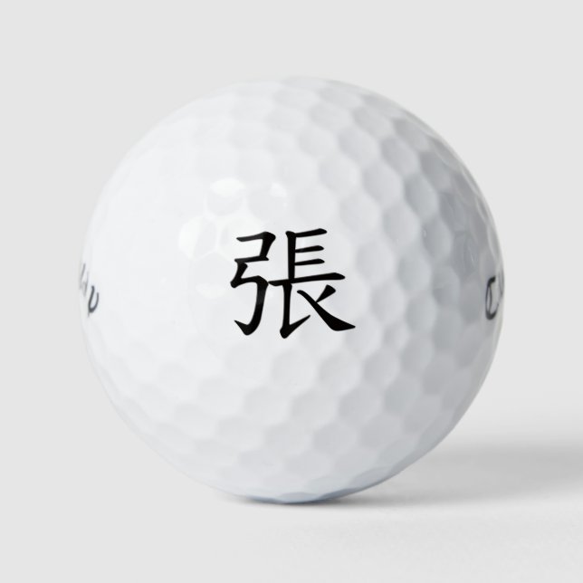 Zhang Personalised Golf Ball (Front)