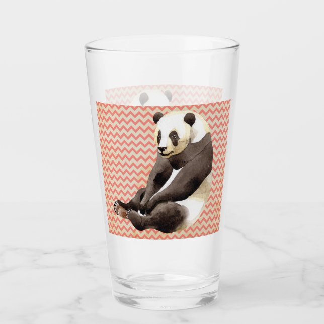 Zhen Zhen the Panda Glass (Front)