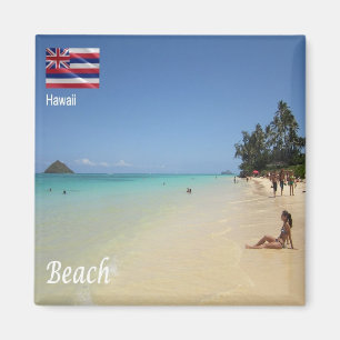 zHI0013 HAWAII Beach, Sea View, Oceania, Fridge Magnet