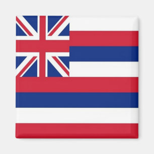 zHI001 HAWAII FLAG, Oceania, Fridge Magnet