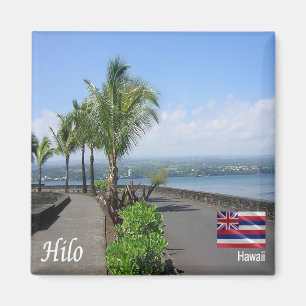 zHI012 HILO, HAWAII, Panorama, Oceania, Fridge Magnet