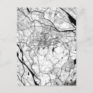 Zhongshan China Map Postcard